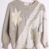 Jersey Acrílico Vintage Gris con Abalorios "M/L"
