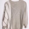Jersey Acrílico Vintage Gris con Abalorios "M/L"