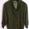 Cárdigan Verde con Ochos Vintage "L"