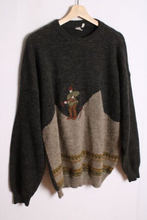 Jersey Estampado Vintage Print Montaña "L/XL"