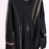 Jersey Cuello de Pico Vintage Azul Print "L"