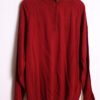 Jersey Cuello Cremallera Vintage Granate "XL"