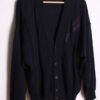 Cárdigan Azul Marino Vintage "XL"