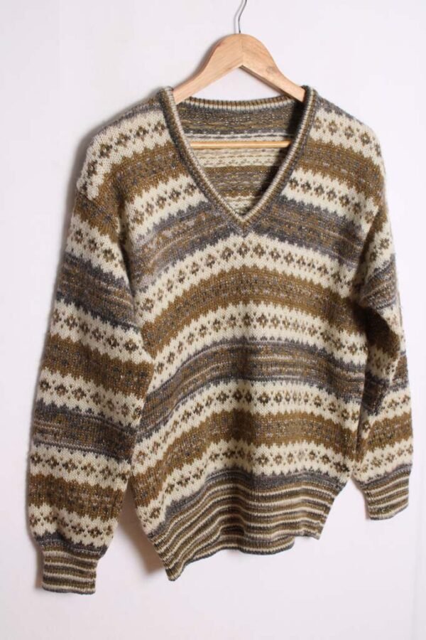 Jersey Vintage con Cenefas y Brillos "S/M"