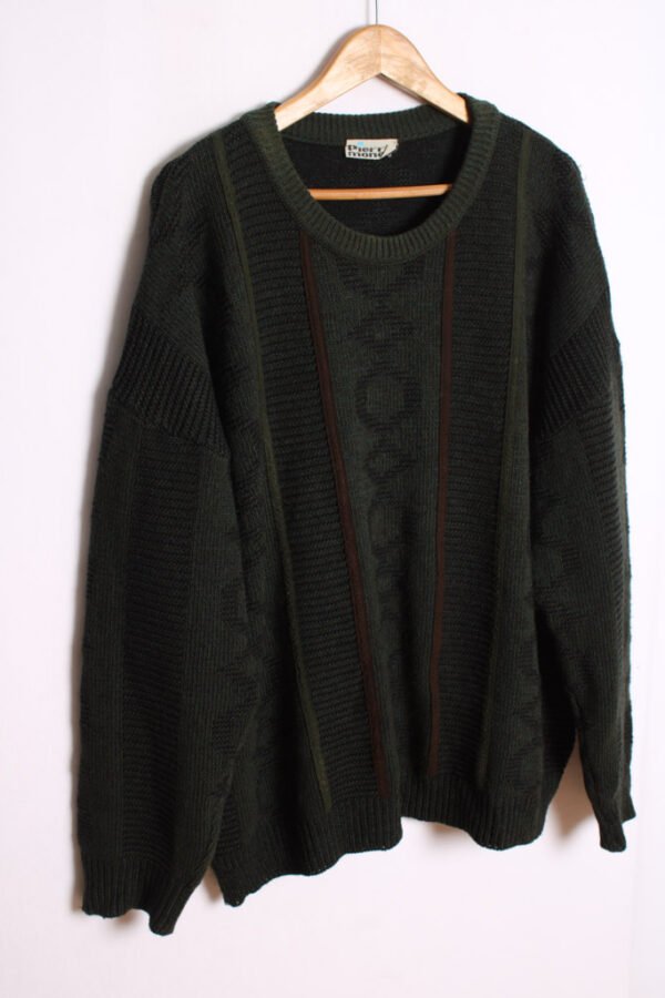 Jersey Cuello Redondo Vintage Verde "2XL"