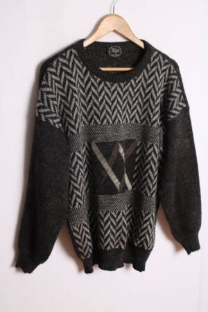 Jersey Print Vintage Tonos Grises "M"