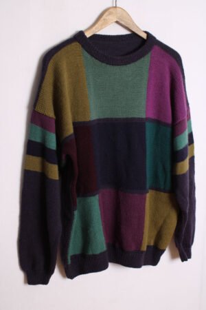 Jersey Multicolor Vintage Cuello Redondo "L/XL"