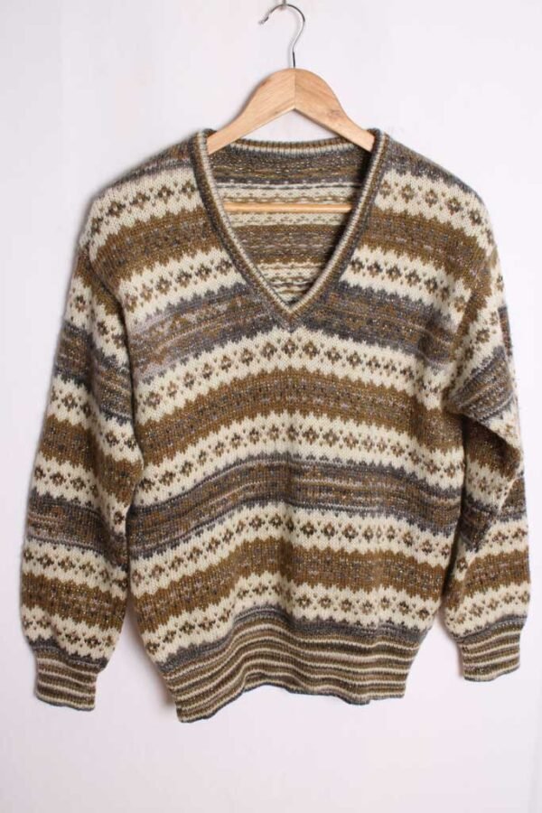 Jersey Vintage con Cenefas y Brillos "S/M"