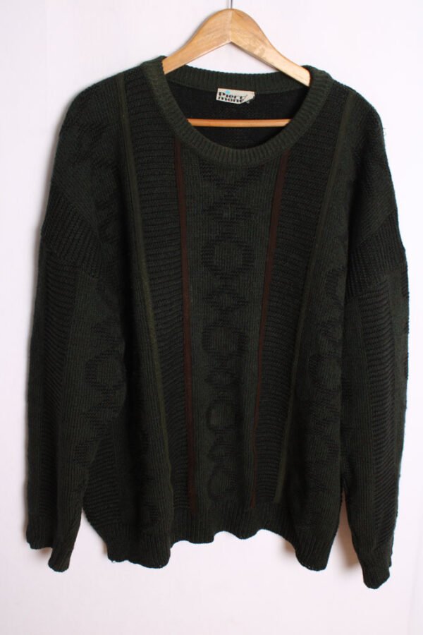 Jersey Cuello Redondo Vintage Verde "2XL"