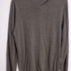 Jersey Cuello Pico Vintage Gris "L"