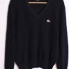 Jersey Vintage Lacoste Marino Pico "M"