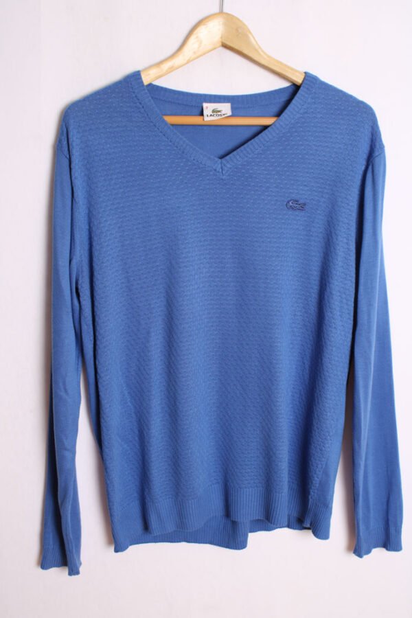 Jersey Vintage Azul de Lacoste "L"