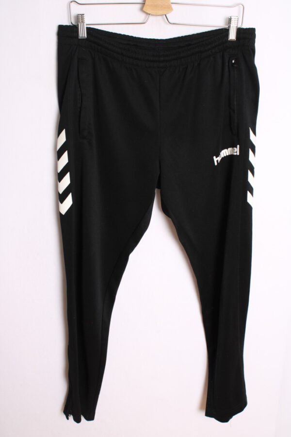 pantalón chándal marca unisex-50 Pantalón Chándal Hummel Negro Vintage "L/XL"