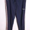 pantalón chándal marca unisex-56 Pantalón Chándal Vintage Marino Rayas "XL"