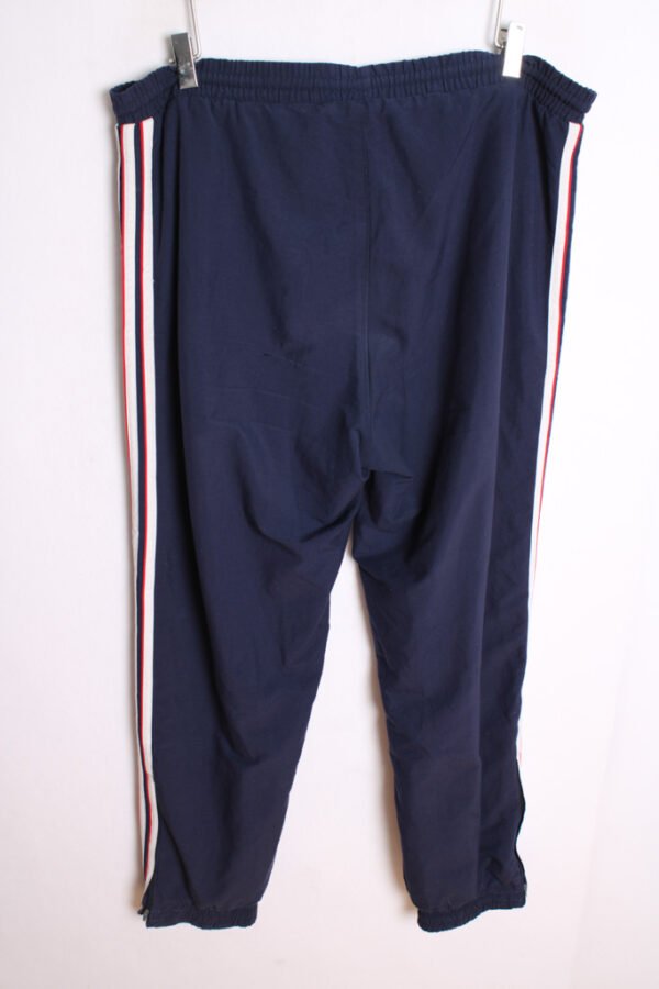 pantalón chándal marca unisex-57 Pantalón Chándal Vintage Marino Rayas "XL"