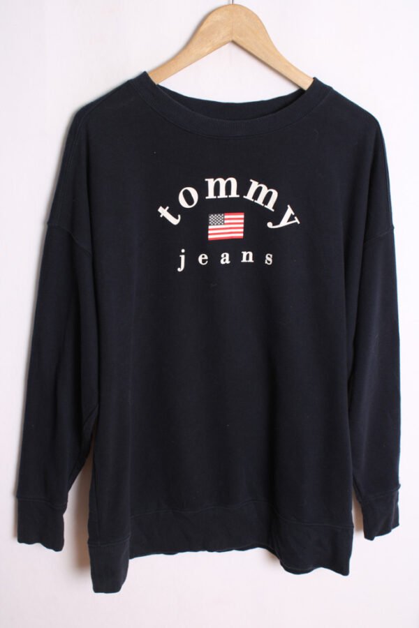 Sudadera Tommy Hilfiger Jeans Vintage Azul "L"