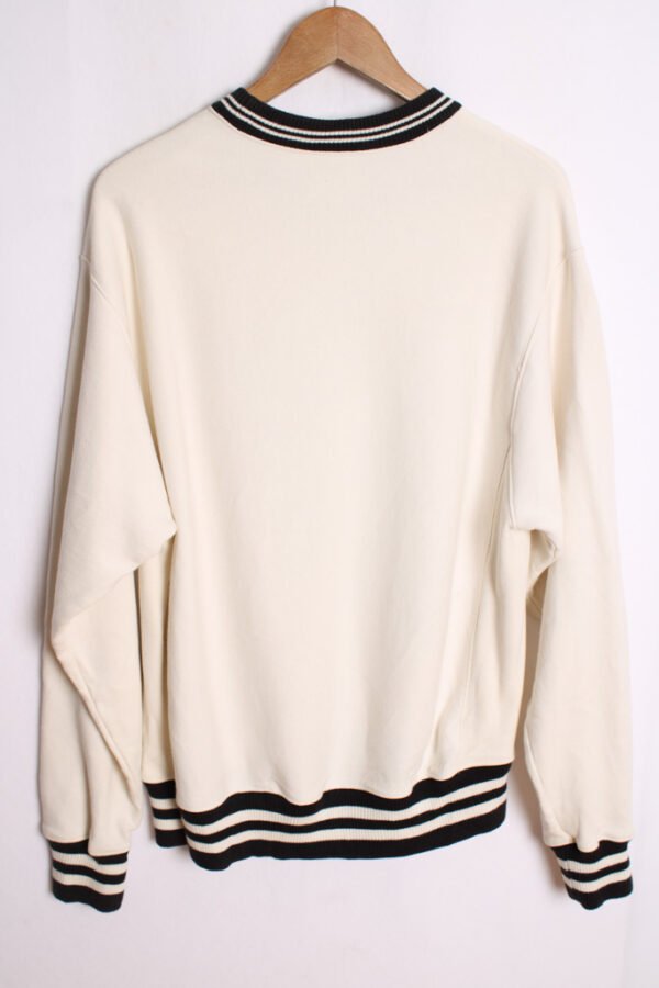 Sudadera Champion Vintage Blanca y Negra "L"