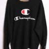 sudadera sport vintage marca-41 Sudadera Champion Vintage Negra "XL"