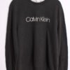 sudadera sport vintage marca-63 Sudadera Calvin Klein Vintage Gris Antracita "L/XL"