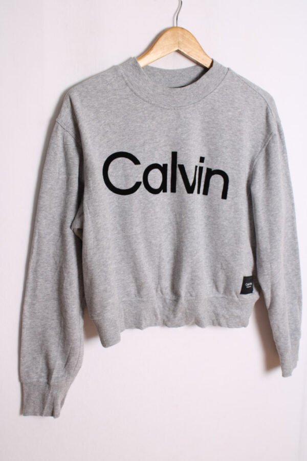 Sudadera Top Calvin Klein Vintage Gris "L"