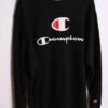 sudadera sport vintage marca-75 Sudadera Champion Vintage Negra "XL"