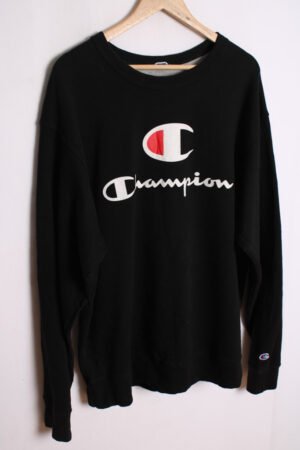 Sudadera Champion Vintage Negra "XL"