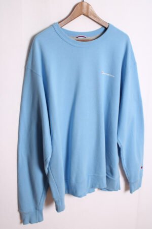 sudadera sport vintage marca-84 Sudadera Champion Vintage Celeste "XL"
