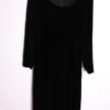 Vestido Largo Terciopelo Negro Vintage "M/L"