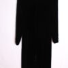 Vestido Largo Terciopelo Negro Vintage "M/L"