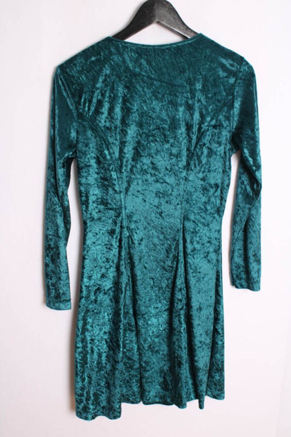 vestido vintage terciopelo-52 Vestido Terciopelo Esmeralda Vintage "S/M"