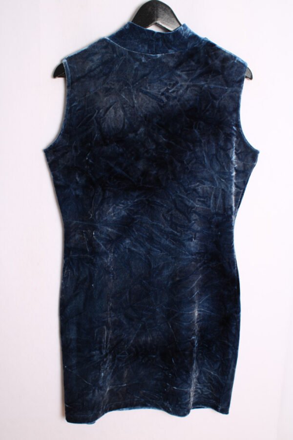 Vestido Vintage Terciopelo Azul "L/XL"