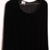 Vestido Largo Terciopelo Negro Vintage "M/L"
